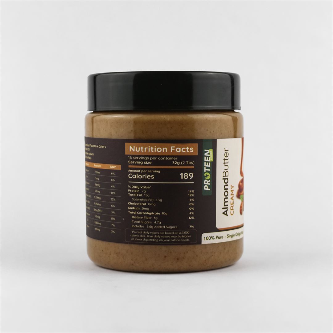 Proteen Foods™ Almond Butter | Net Wt. 500g