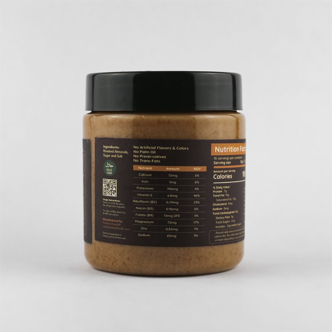 Proteen Foods™ Almond Butter | Net Wt. 500g