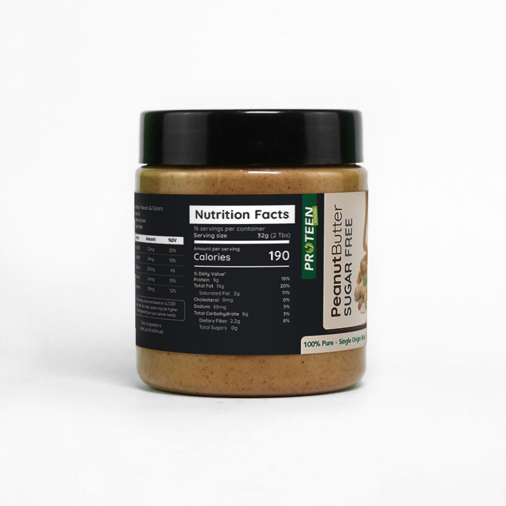 Proteen Foods™ Peanut Butter Suger Free | Net Wt. 500g