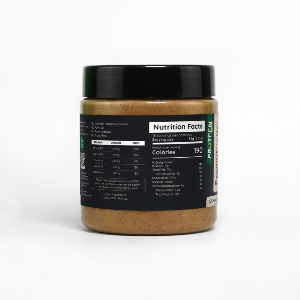 Proteen Foods™ Peanut Butter Suger Free | Net Wt. 500g