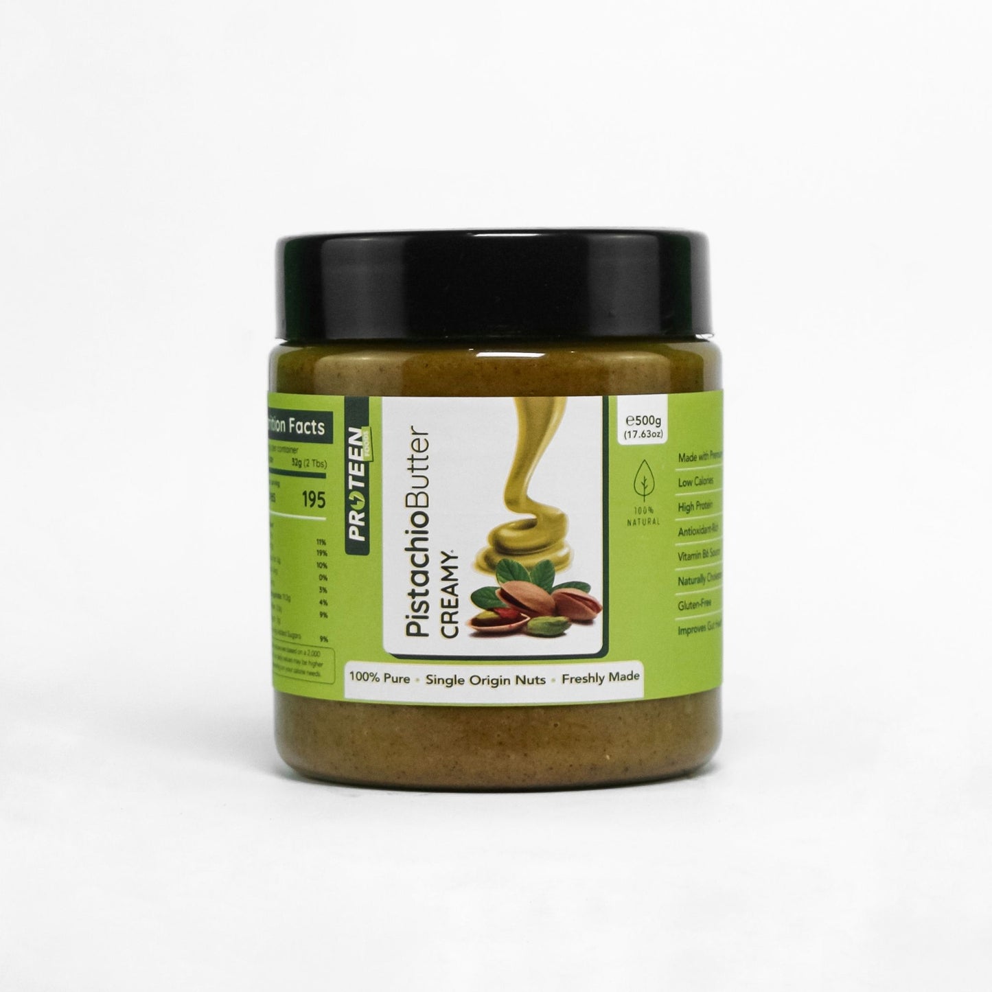 Proteen Foods™ Pistachio Butter | Net Wt. 500g